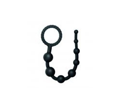 Coco Licious Silicone Play Beads Black 8 Inch